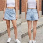Spódnice z spodenki jeansowe damskie (XS-XL_ 10) 5527675
