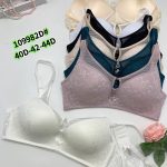 Biustonosz damskie_Miska D 40-44 paczka 12szt _mix kolor