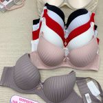 Biustonosz damskie_Miska B 34-42 paczka 12szt _mix kolor