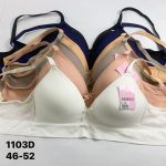 Biustonosz damskie_Miska D 46-52 paczka 12szt _mix kolor