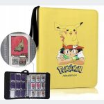 DUŻY PRZENOŚNY ALBUM KLASER SEGREGATOR NA KARTY POKEMON 400 KART ZAMEK 1988586