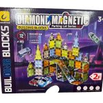 ZESTAW 72EL Konstrukcyjne Klocki Magnetyczne 4128771