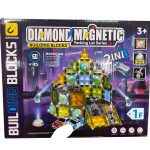 ZESTAW 60EL Konstrukcyjne Klocki Magnetyczne 4128774