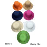 Czapki Damskie paczka 12szt _mix kolor 3414574