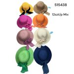 Czapki Damskie paczka 12szt _mix kolor 3414580