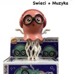 Tańcząca Meduza ośmiornica świecąca grająca jeździ interaktywna 1542540
