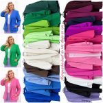 Marynarki DAMSKA Włoskie  _over size paczka 6szt_mix kolor 7939719