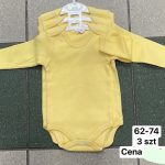 Body DZIECIĘCA size 62-74_ paczka 6szt _1 kolor 7740060