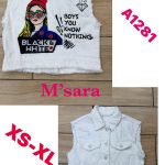 Kamizelki Jeansowe DAMSKA M’sara _size XS-XL paczka 12szt_ 3792646