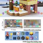 KLOCKI MAGNETYCZNE MINECRAFT LED 117EL + 4 FIGURKI 5998865