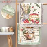 Ścierki z mikrofibra Rozmiar : 40/60cm_Paczka : 20szt / mix wżoru 6098536