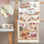 Ścierki z mikrofibra Rozmiar : 40/60cm_Paczka : 20szt / mix wżoru 6098564