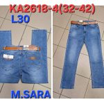Spodnie JEANSOWE msara MĘSKA_size 32-42_paczka 12 szt_