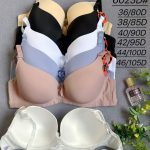 Biustonosz Damskie_Miska D 80-105 _paczka 12szt _mix kolor
