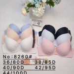 Biustonosz Damskie_Miska D 80-100 _paczka 12szt _mix kolor 1600069