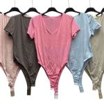Body damskie z krótkim rękawem. Produkt włoski (UNI_ 4) 1600169