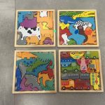 Zabawki puzzle dla dzieci 17*17cm _12szt. /paczka 2855454