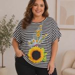 Tuniki Damskie Polskie_ size standard_ paczka 4szt 1 kolor 3811082