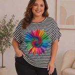 Tuniki Damskie Polskie_ size standard_ paczka 4szt 1 kolor 3811084