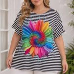 Tuniki Damskie Polskie_ size standard_ paczka 4szt 1 kolor 3811094