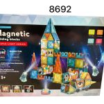 Klocki magnetyczne ledowe 146 elementów 7606723