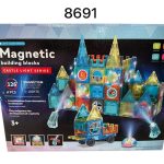 Klocki magnetyczne ledowe 126 elementów 7606727