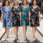 Sukienki damskie _ Size m-3xl_ paczka 12szt _mix kolor 6586907
