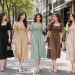 Sukienki damskie _ Size m-2xl_ paczka 12szt _mix kolor 6586911