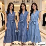Sukienki damskie _ Size m-2xl_ paczka 12szt _mix kolor 6586922