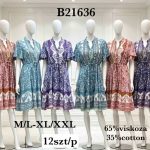 Sukienki damskie _ Size m-2xl_ paczka 12szt _mix kolor 6586935