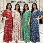 Sukienki damskie _ Size m-2xl_ paczka 12szt _mix kolor 6586936