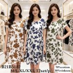 Sukienki damskie _ Size m-2xl_ paczka 12szt _mix kolor 6586937