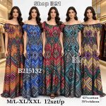 Sukienki damskie _ Size m-2xl_ paczka 12szt _mix kolor 7324110
