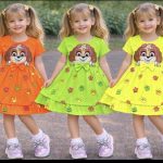 Sukienki DZIECIĘCA size 1-4lat_ paczka 4szt _1 kolor 7653082