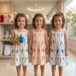 Sukienki DZIECIĘCA size 1-4lat_ paczka 4szt _1 kolor 7653086