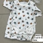 Body DZIECIĘCA size 0-9 M _ paczka 6szt _1 kolor 4032964