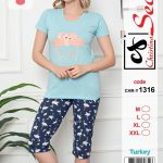 Piżamy DAMSKA TURECKA_size m-2xl_paczka 12 szt_mixkolor 8417142