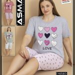 Piżamy DAMSKA TURECKA_size l-4xl_paczka 10 szt_mixkolor 1321120