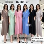 Sukienki Damskie _size m-2xl_paczka 12szt_mix kolor 5042452