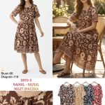 Sukienki Damskie _ Size 4XL-5XL _paczka 16szt_mix kolor