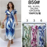 Sukienki Damskie _ Size M-4XL _paczka 12szt_mix kolor 3021727