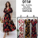 Sukienki Damskie _ Size M-4XL _paczka 12szt_mix kolor 3021728