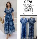 Sukienki Damskie _ Size M-4XL _paczka 12szt_mix kolor 3021729
