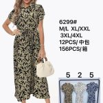 Sukienki Damskie _ Size M-4XL _paczka 12szt_mix kolor 3021730