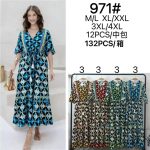 Sukienki Damskie _ Size M-4XL _paczka 12szt_mix kolor 3021736