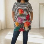 Tuniki Damskie Polskie_ size standard_ paczka 4szt 1 kolor 3021809