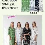 Sukienki Damskie _ size S-XL_ paczka 12szt mix kolor 8609686