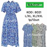 Sukienki Damskie _ Size L-2XL _paczka 12szt_mix kolor 8609697