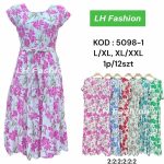 Sukienki Damskie _ Size L-2XL _paczka 12szt_mix kolor 8609698