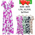 Sukienki Damskie _ Size L-2XL _paczka 12szt_mix kolor 8609699